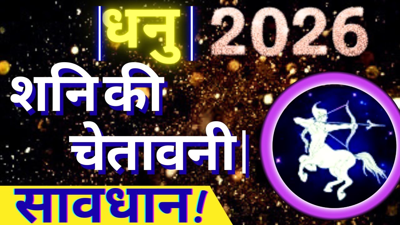 "धनु राशि 2026: ग्रहों की महा-चाल! पलटने वाली है आपकी किस्मत की बाजी, क्या आप तैयार हैं? 🔥"