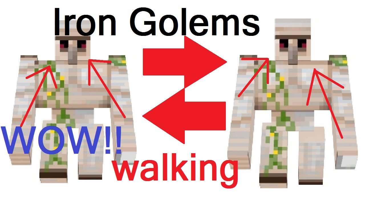 Iron Golem walk YouTube