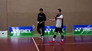 Badminton Doubles Drill (3 vs 1) - Coach Kowi Chandra