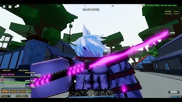 shadow blade weapon showcase (Roblox Slayers unleashed)