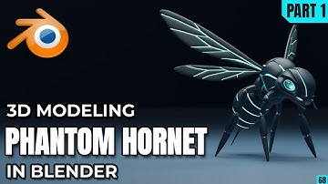 Modeling a SciFi Phantom Hornet | Part 1 – Legs & Torso Base