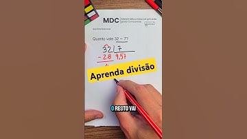 Aprenda divisão que resulte numa dízima periódica #matematica #concursos