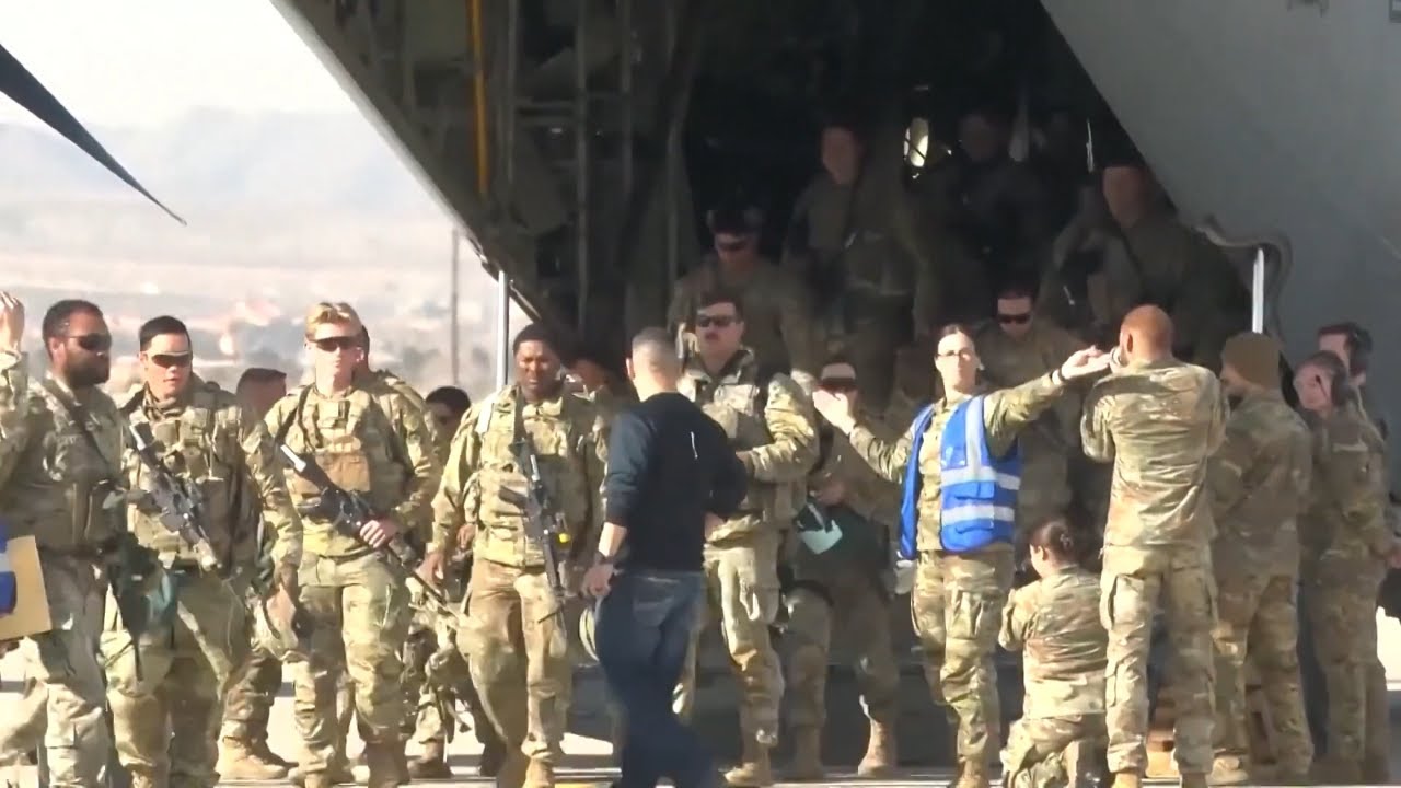 The final troops have arrived to The Southern Border for deployment ...