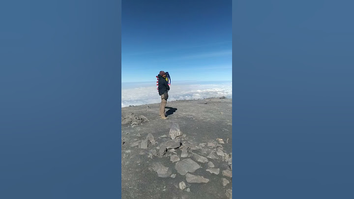 Puncak Gunung Semeru 3676 Mdpl - Jawa Timur, Indonesia