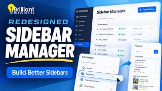 New Sidebar Manager ⚡ Easily Customize Your Brilliant Directories Website