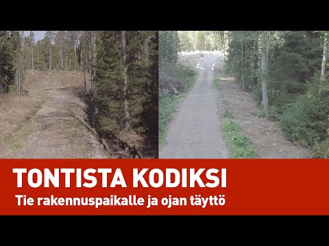 Video: Tien täyttö. Tienrakennustekniikka