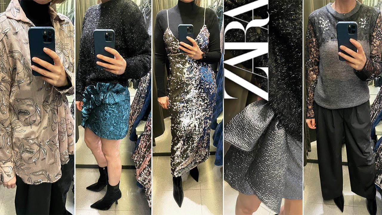ZARA NEW IN FESTIVE COLLECTION TRYON HAUL / Winter 2023 Holidays