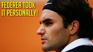 When Roger Federer Lost the First Set and Took It Personally!