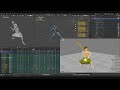 フレイルによる脱穀モーションの動作確認【Blender】【OpenGL】【GLSL】