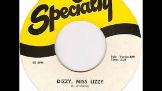 Video thumbnail of "Larry Williams - Dizzy Miss Lizzy on 1958 Specialty 45 Record."