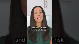 how to prevent tonsil stones #shorts How To Prevent Tonsil Stones