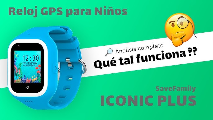 SaveFamily 4G Iconic Reloj Smartwatch para Niños Azul