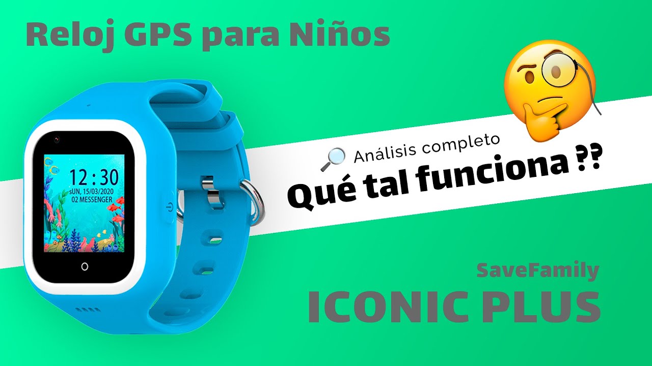 Comprar SaveFamily GPS 4G ICONIC Reloj para niños ▷ Tienda