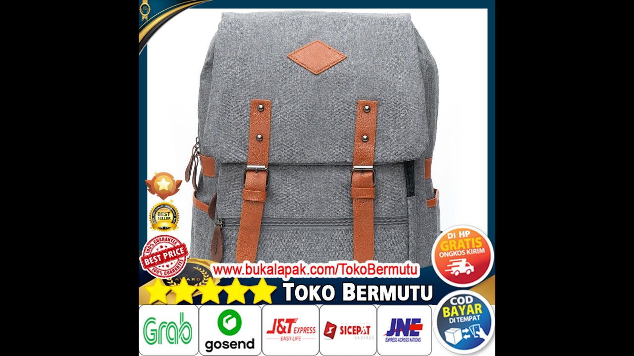 WA: 0857-3949-1999 - Tas Ransel Sekolah Tas Kerja Kuliah Laptop Tas Backpack Desai Keren Cowok Cewek