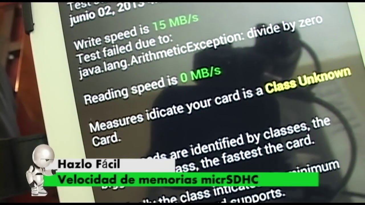 Ver Velocidad y Tipo de Clase de Memorias mciroSD | Gadget Fácil