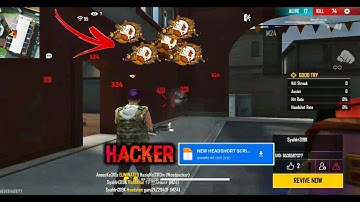 my training ground in hacker || free fire max hack 🤯 auto headshot and speed hacker gameplay