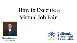 How to Execute a Virtual Job Fair