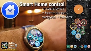 Wear OS Smart Home control using IFTTT and Bubble Cloud homescreen widgets and Android Wear launcher screenshot 4