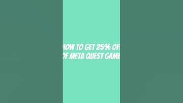 HOW TO GET 25% OFF OF META QUEST GAMES! #gorillatag #oculus #vr  #gtag #yeep #yeeps