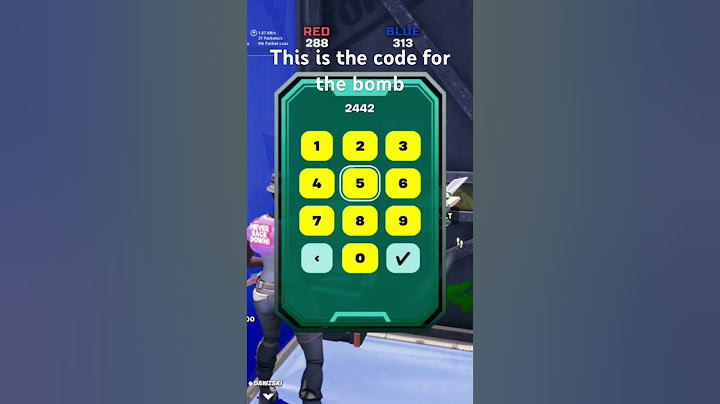 This is the code for the bomb in super red vs. blue#fortnite #typicalgamer #gaming