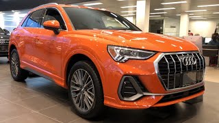 2020 Audi Q3 45 TFSI Quattro S-Line Prestige (Technik) Pulse Orange | In-Depth Video Walk Around