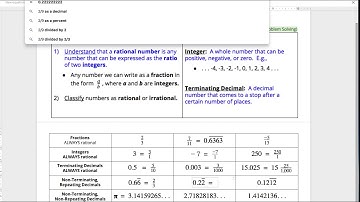 Video Lesson: Rational & Irrational Numbers (8.NS.1)
