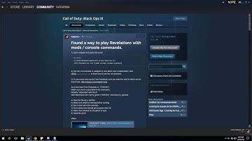 Black Ops 3 Revelations With Mods / Developer Console
