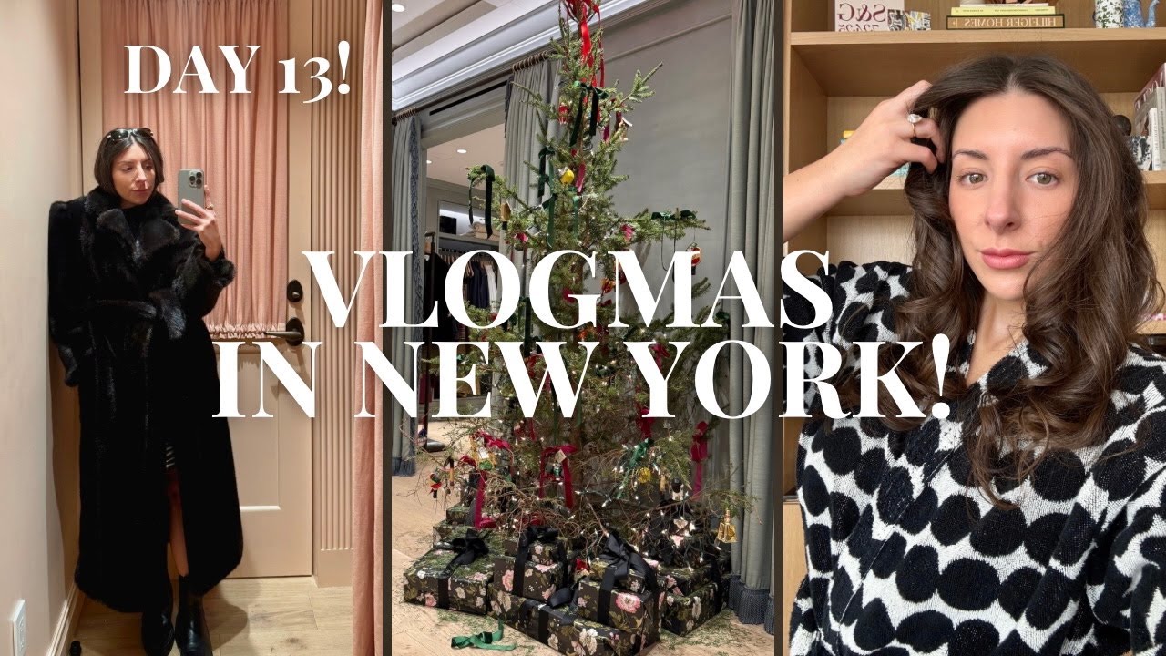 Vlogmas в Нью-Йорке, день 13! Розыгрыш призов, Брайант-парк и рождественские покупки!