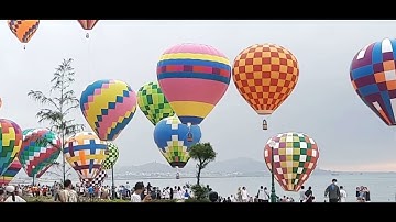Lễ hội khinh khí cầu tại biển đồi dương, Bình Thuận.
