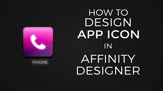 Calling App Icon Design in Affinity Designer