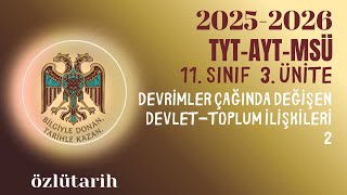36) Devrimler Çağında Değişen Devlet - Toplum İlişkileri 2