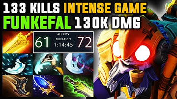 Omg! The Most Epic Intense Game Of Funkefal Tinker Ever 130k Dmg Crazy Close Game Dota 2