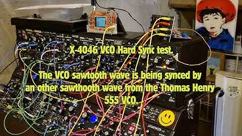 X-4046 VCO Hardsync test