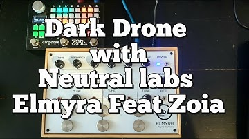 Dark Noisy & Glitchy Drone Texture with DIY Neutral Labs Elmyra Synthesizer (Feat Empress Zoia)