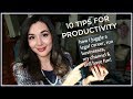 10 PRODUCTIVITY GAME CHANGERS | #GIRLBOSSTIPS