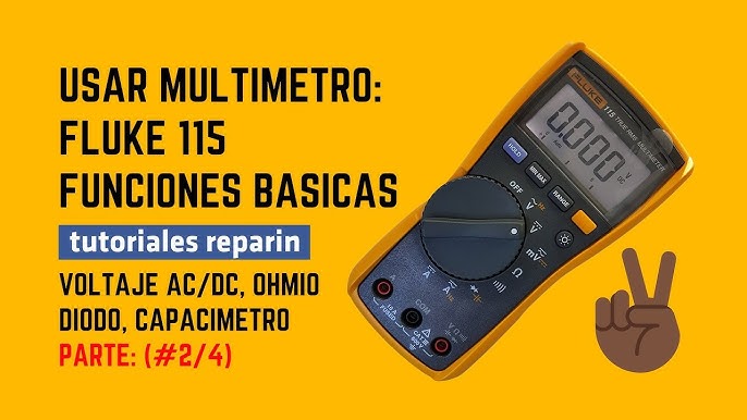 ✓ COMO USAR UN MULTIMETRO DIGITAL FLUKE 117 ⚡️