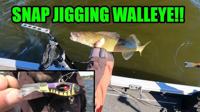 Snap Jigging Walleye Set Up (Rod-Reel-Line)! 