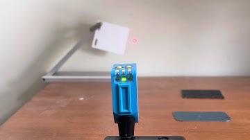 SICK WTT12 Laser Distance Sensor Demonstration
