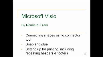 5   MS Visio 2013 Lines Snap and Glue Headers and Footers