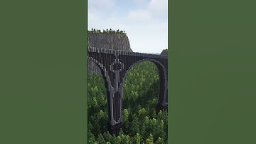 Forest Bridge | Tutorial | Timelapse build #cinematics #minecraft #build  #timelapse