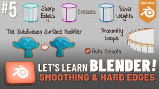 Let's Learn Blender! #5: Smoothing & Hard Edges