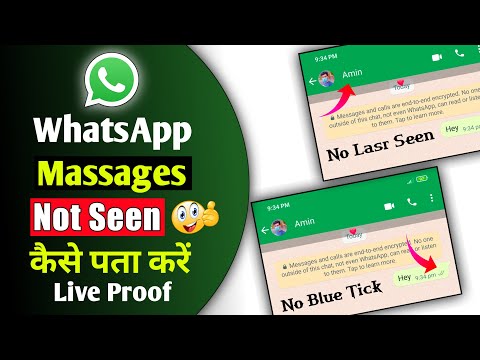 Whatsapp Massage Not Seen Kaise Pata Kare | How to Know Whatsapp Massage Seen or Not | Online Hide