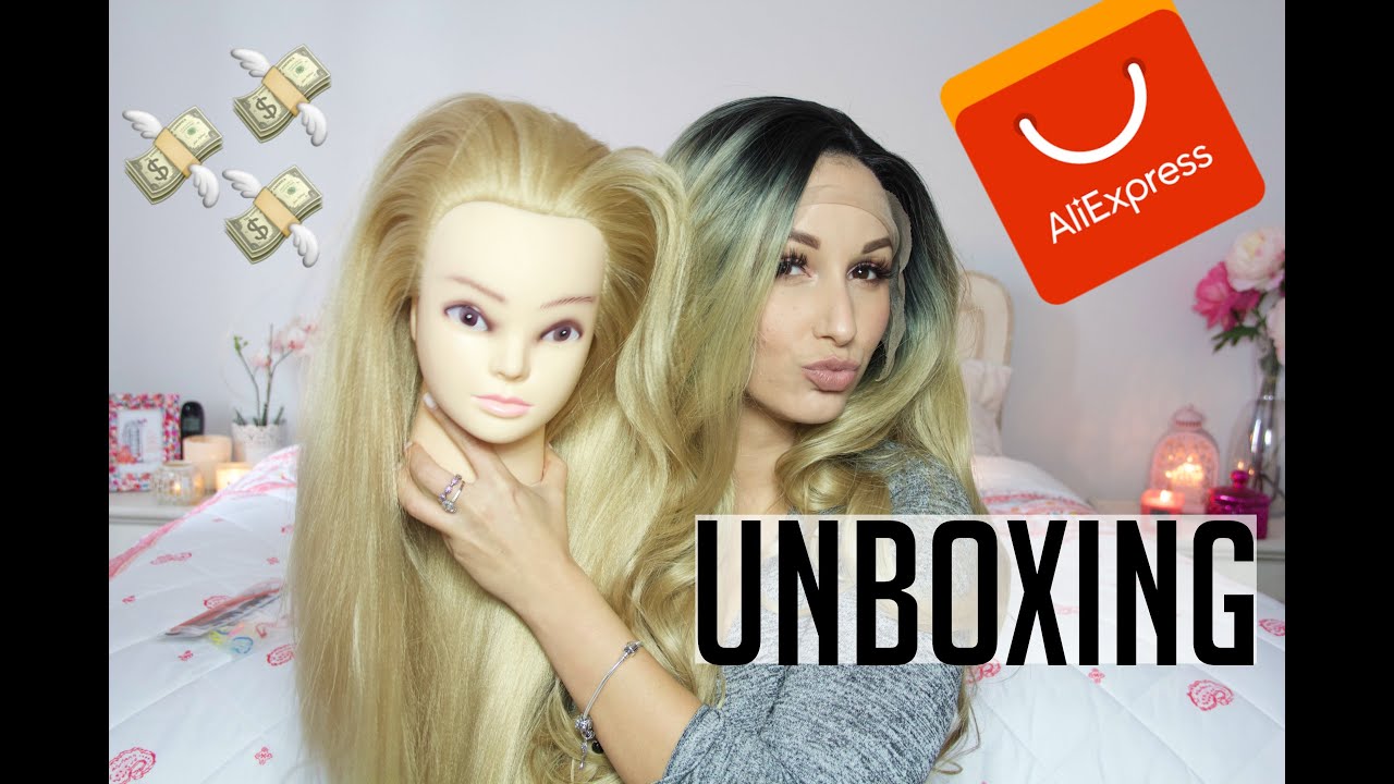 Unboxing: Peruca Lacefront Aliexpress e Cabeça de Manequim