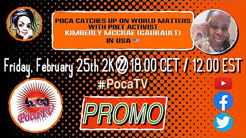PROMO  PocaTV LIVE 2K22-0225 - Kimberly McCrae (Ga...