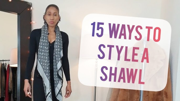 5 Easy Ways to Style a Louis Vuitton Shawl Scarf (plus many more!) 