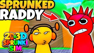 Raddy Sprunked Has A New Minigame In 3D Sprunki Sim Update