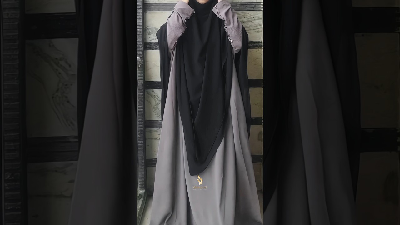 Tutorial pemakaian French Khimar 