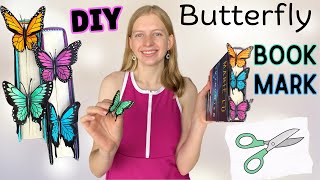 Make DIY Butterfly Bookmarks!!