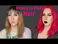 Brown to Pink Hair Transformation | Arctic Fox Virgin Pink