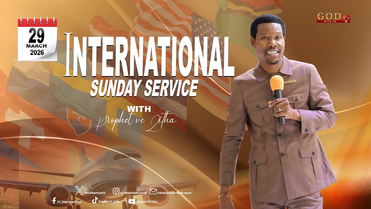 SUNDAY LIVE SERVICE WITH PROPHET VC ZITHA | 29 March 2026